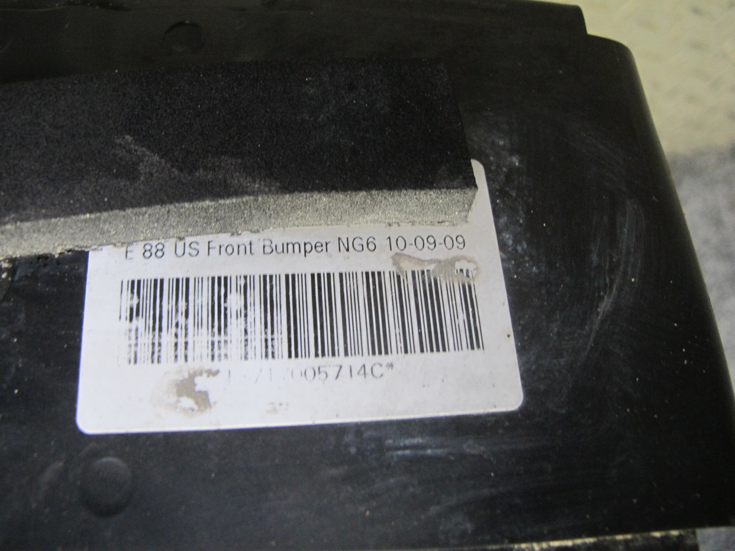 08-10 BMW E82 E88 135i Front Panel Radiator Core Support w Bumper Carrier OEM