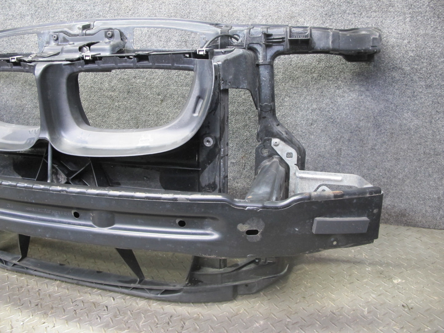 08-10 BMW E82 E88 135i Front Panel Radiator Core Support w Bumper Carrier OEM