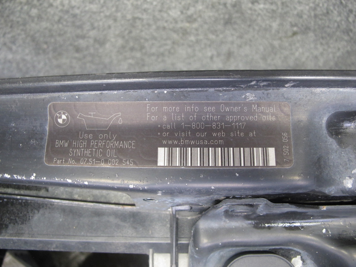 08-10 BMW E82 E88 135i Front Panel Radiator Core Support w Bumper Carrier OEM