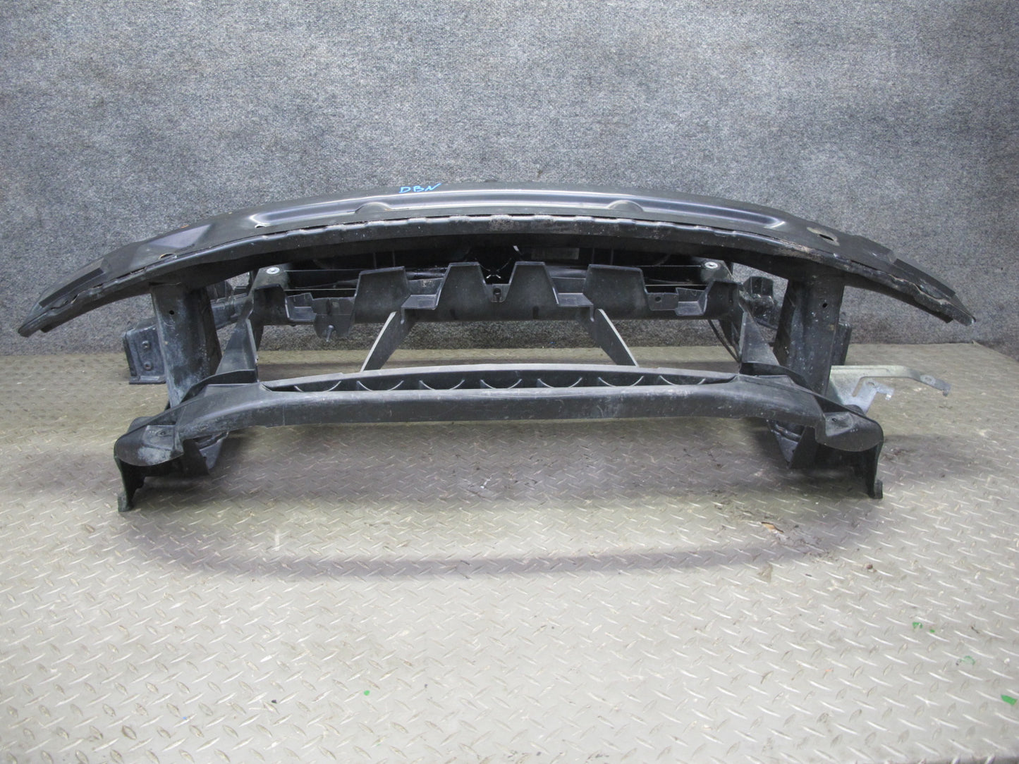 08-10 BMW E82 E88 135i Front Panel Radiator Core Support w Bumper Carrier OEM