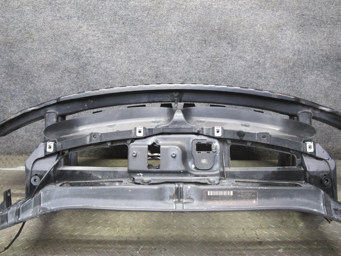 08-10 BMW E82 E88 135i Front Panel Radiator Core Support w Bumper Carrier OEM