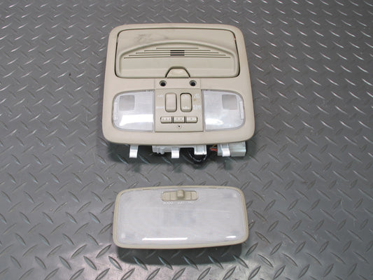 03-09 Lexus UZJ120L GX470 Front & Rear Roof Overhead Dome Reading Light Lamp Set