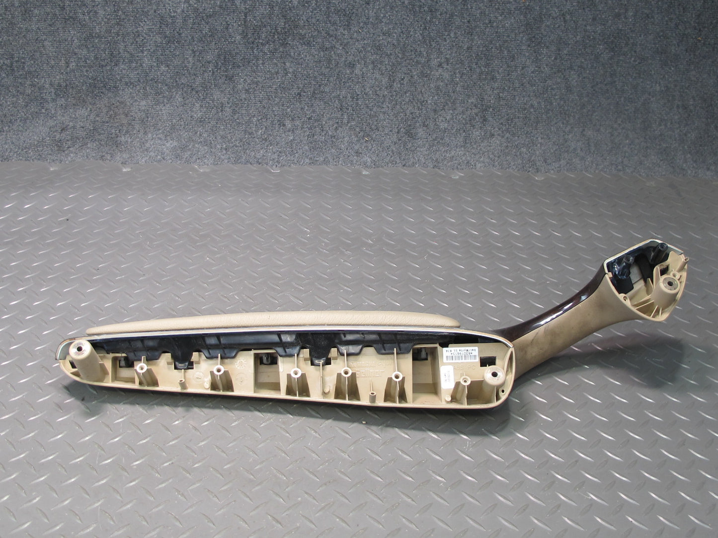 01-06 BMW E46 330ci Convertible Dash Center Console Armrest Wood Trim Panel Set