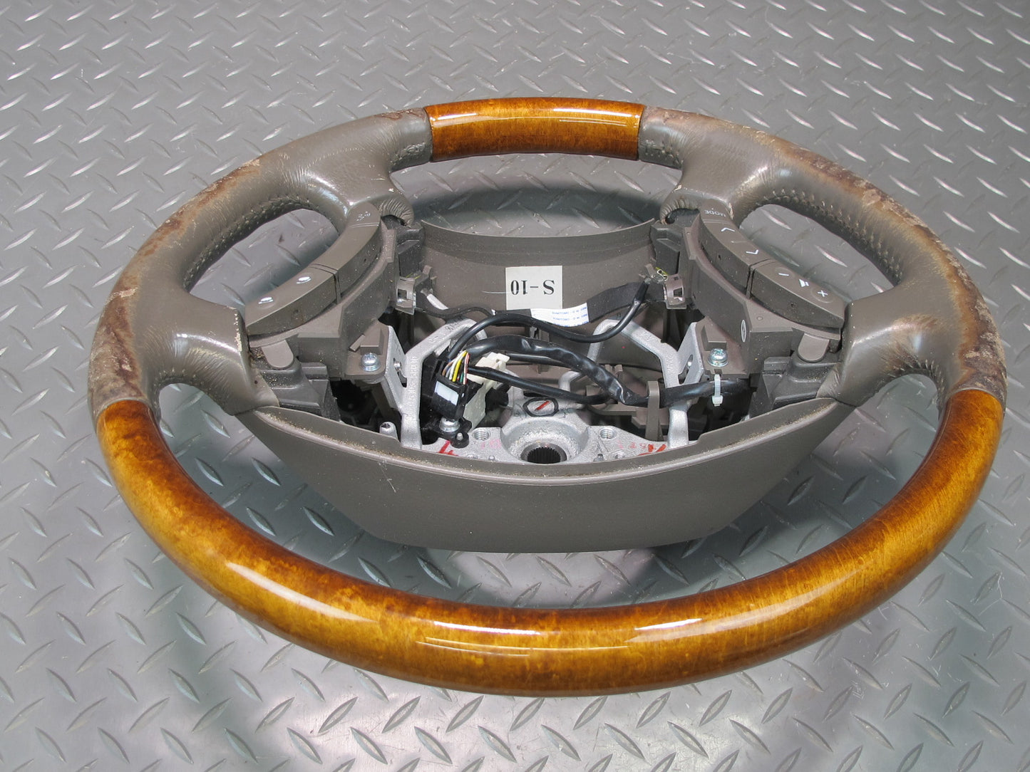 2003-2009 Lexus UZJ120L GX470 Leather Wood Steering W/ Controls