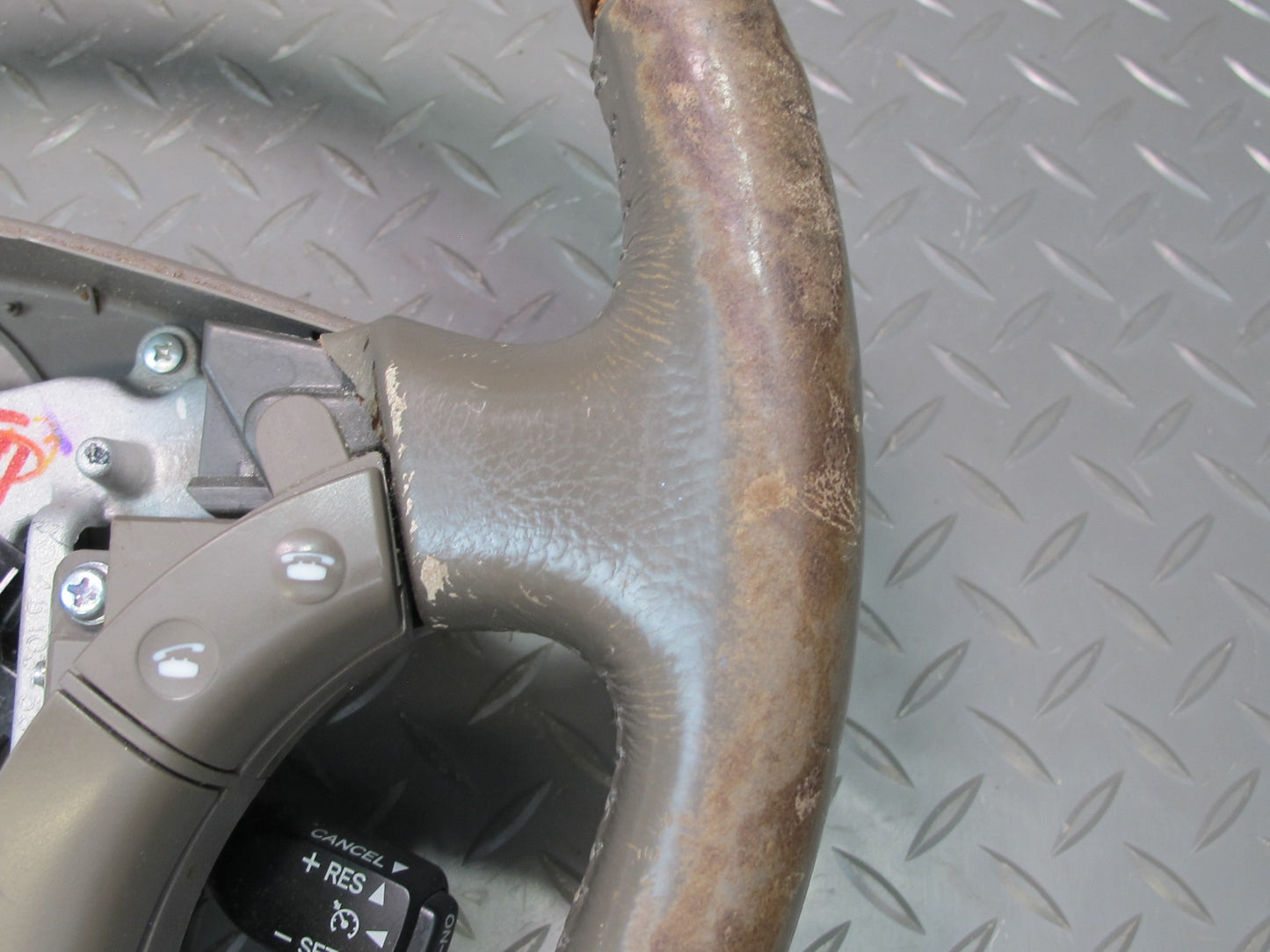 2003-2009 Lexus UZJ120L GX470 Leather Wood Steering W/ Controls