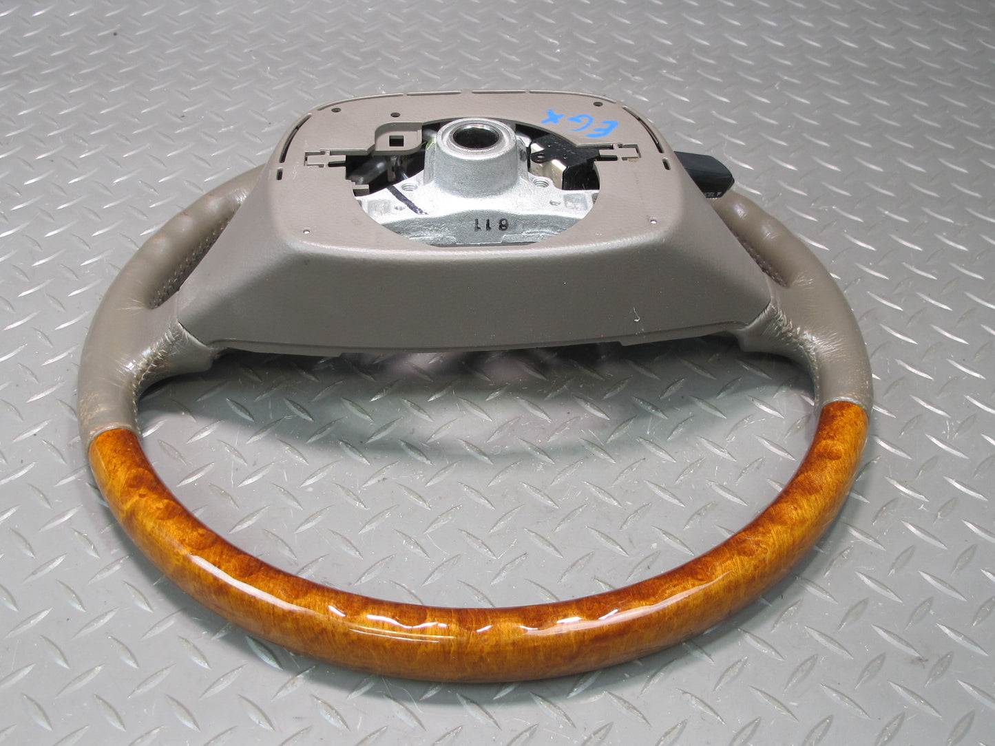 2003-2009 Lexus UZJ120L GX470 Leather Wood Steering W/ Controls