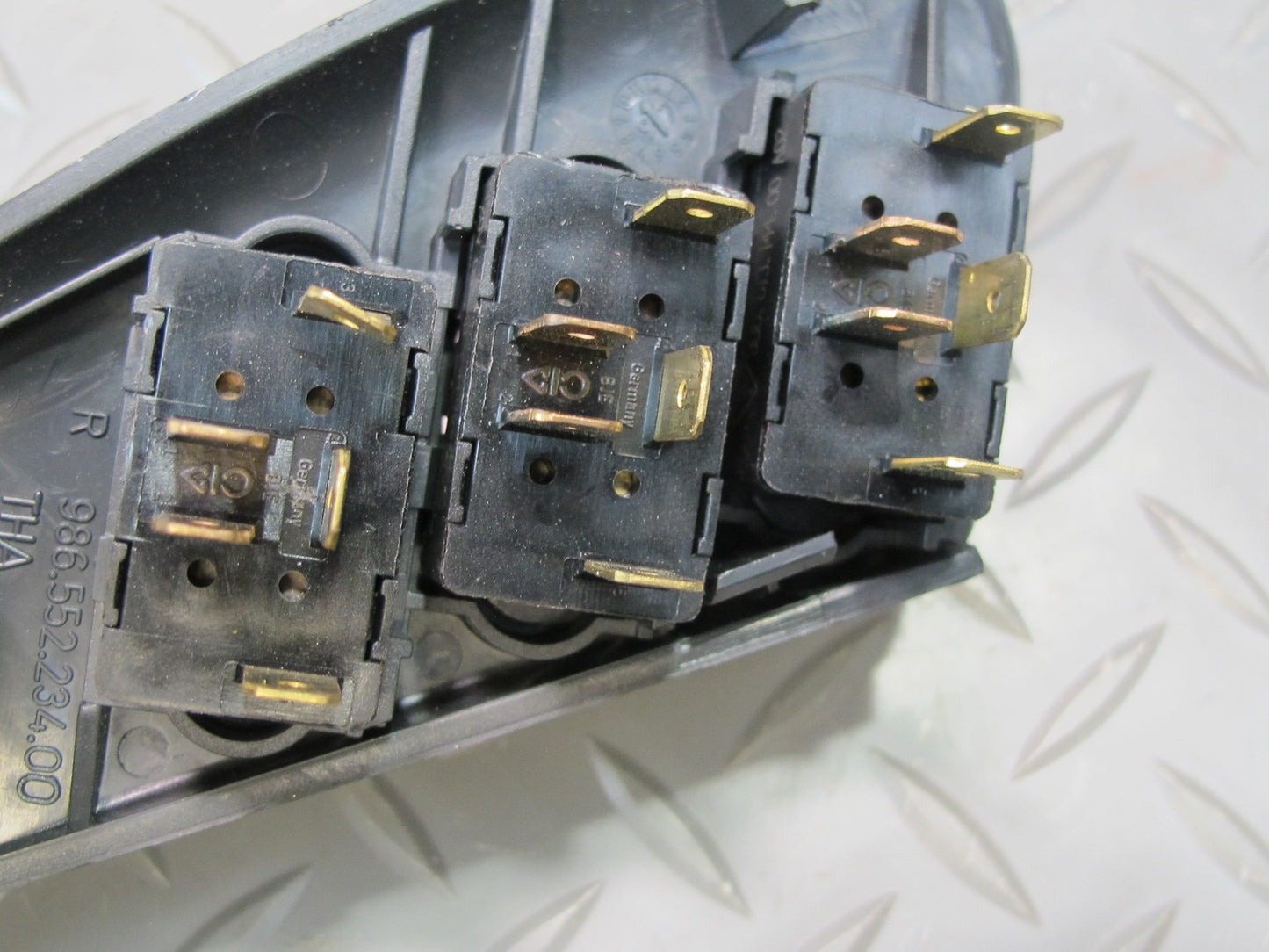 1997-2001 Porsche Boxster 986 Dash Front Right Trim Panel w Switches 98655223400