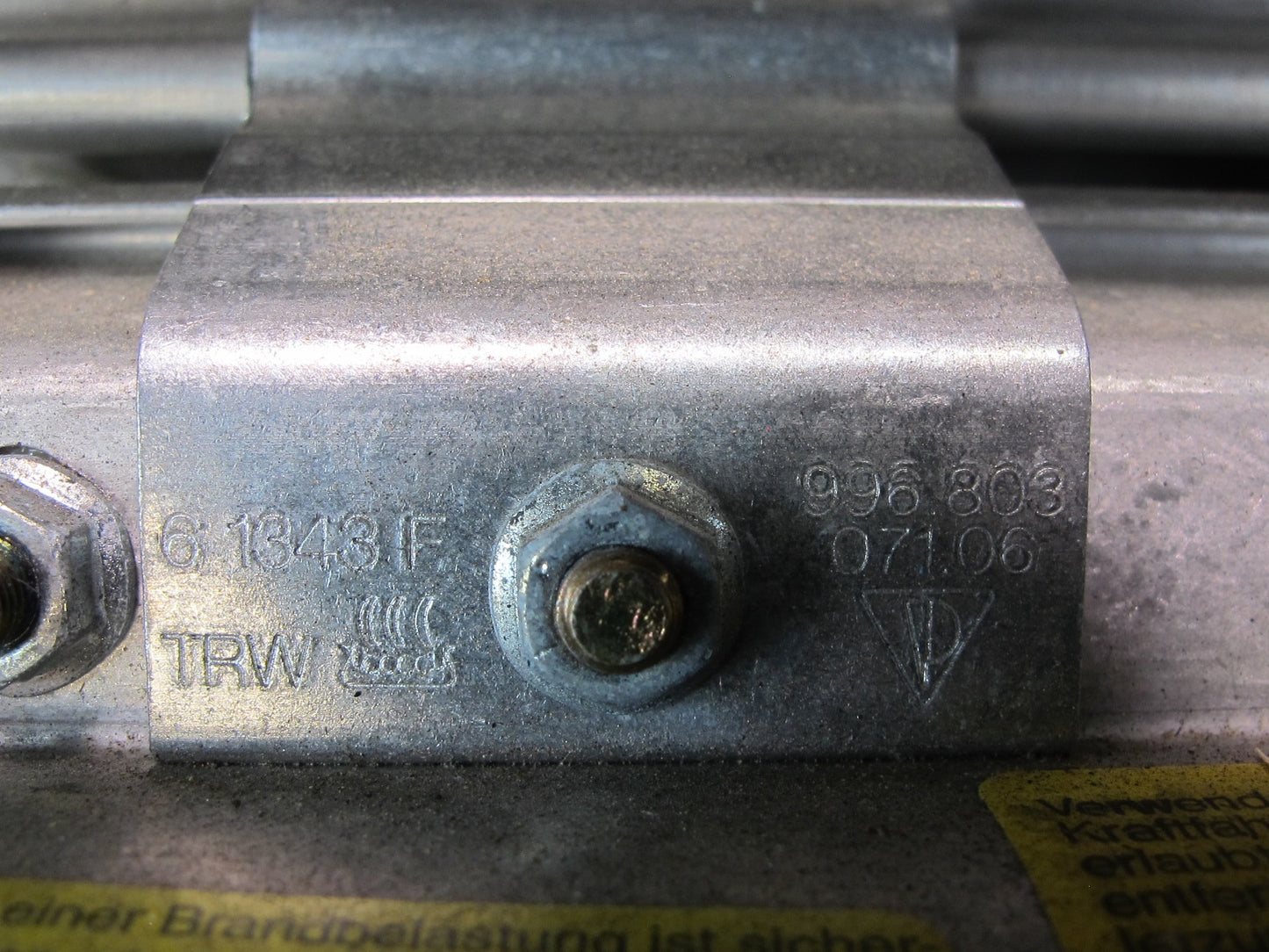 97-04 PORSCHE BOXSTER 986 FRONT RIGHT PASSENGER SIDE DASH SRS AIRBAG OEM