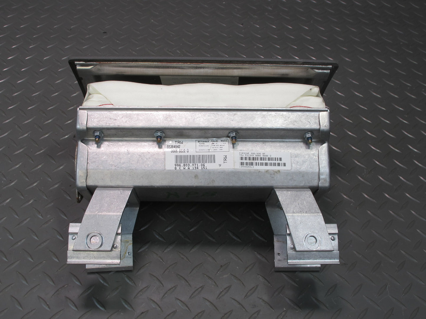 97-04 PORSCHE BOXSTER 986 FRONT RIGHT PASSENGER SIDE DASH SRS AIRBAG OEM