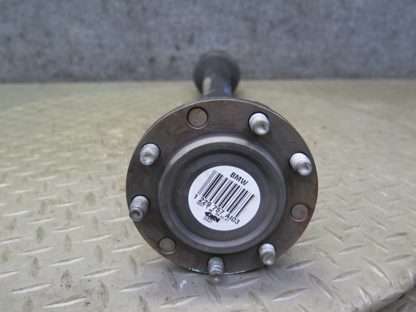 01-06 BMW E46 330CI M54 RWD M/T Rear Left Suspension Axle Shaft 1229757 77K OEM