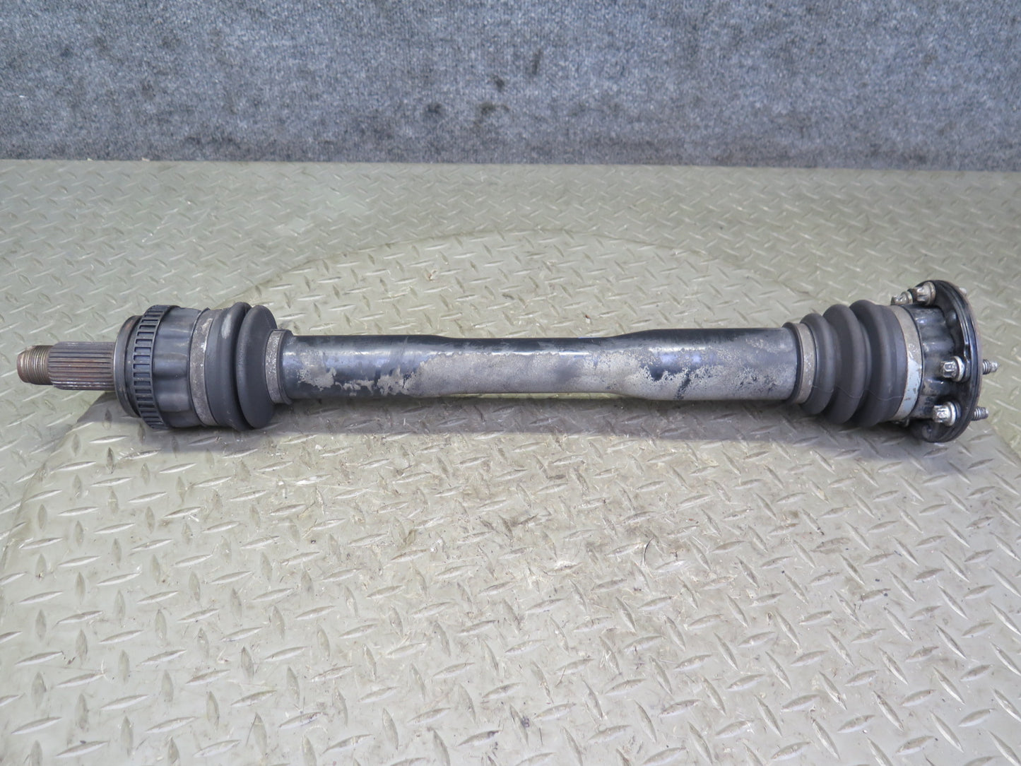 01-06 BMW E46 330CI M54 RWD M/T Rear Left Suspension Axle Shaft 1229757 77K OEM