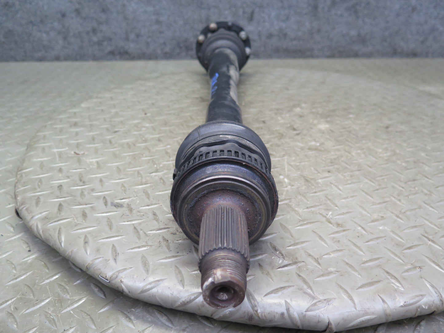 01-06 BMW E46 330CI M54 RWD M/T Rear Left Suspension Axle Shaft 1229757 77K OEM