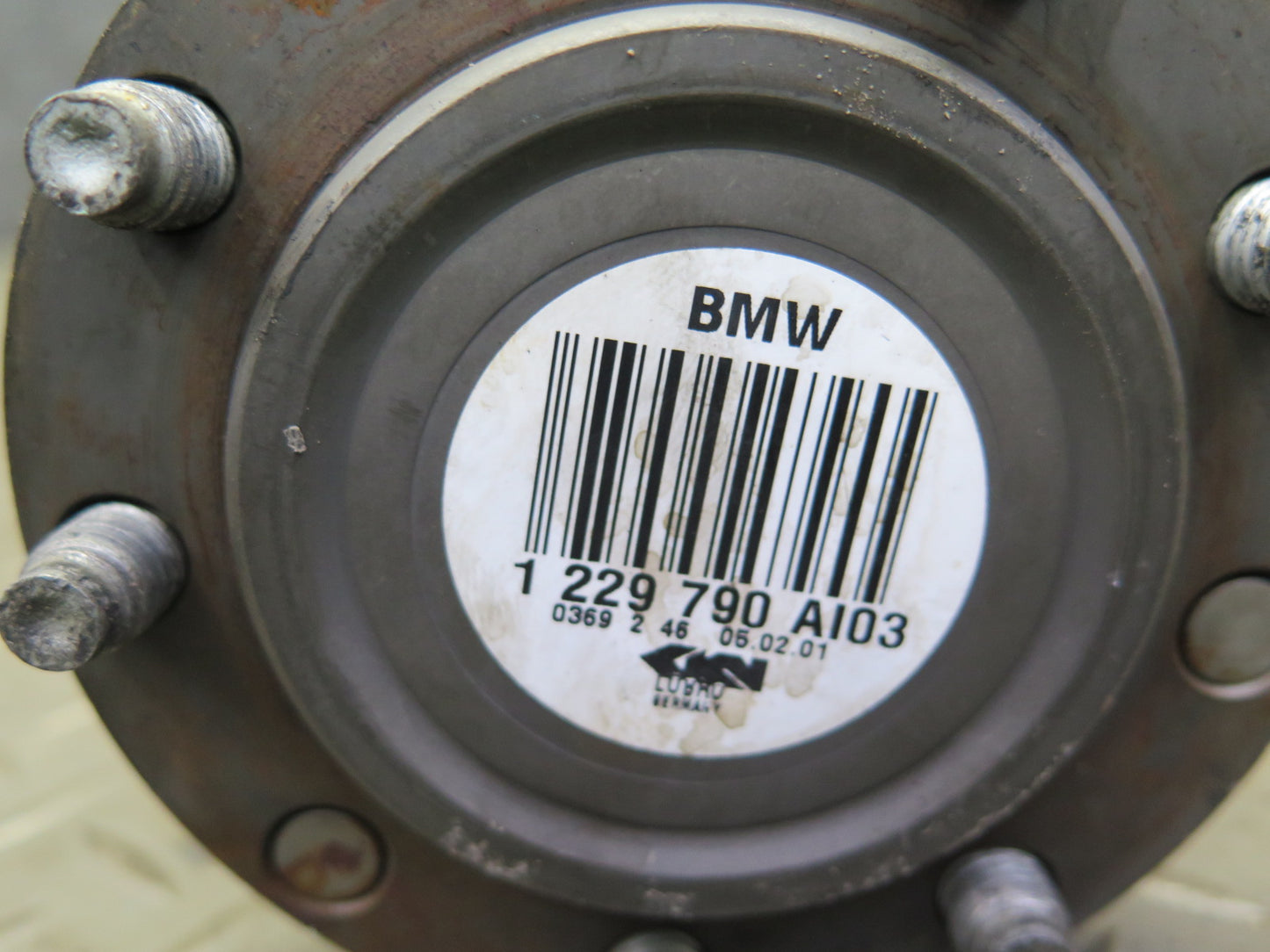 01-06 BMW E46 330CI M54 RWD M/T Rear Right Suspension Axle Shaft 1229790 77K OEM