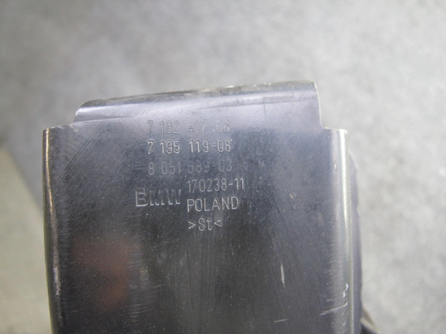 08-13 BMW E82 E88 135i Rear Bumper Reinforcement Impact Bar 7192417 OEM