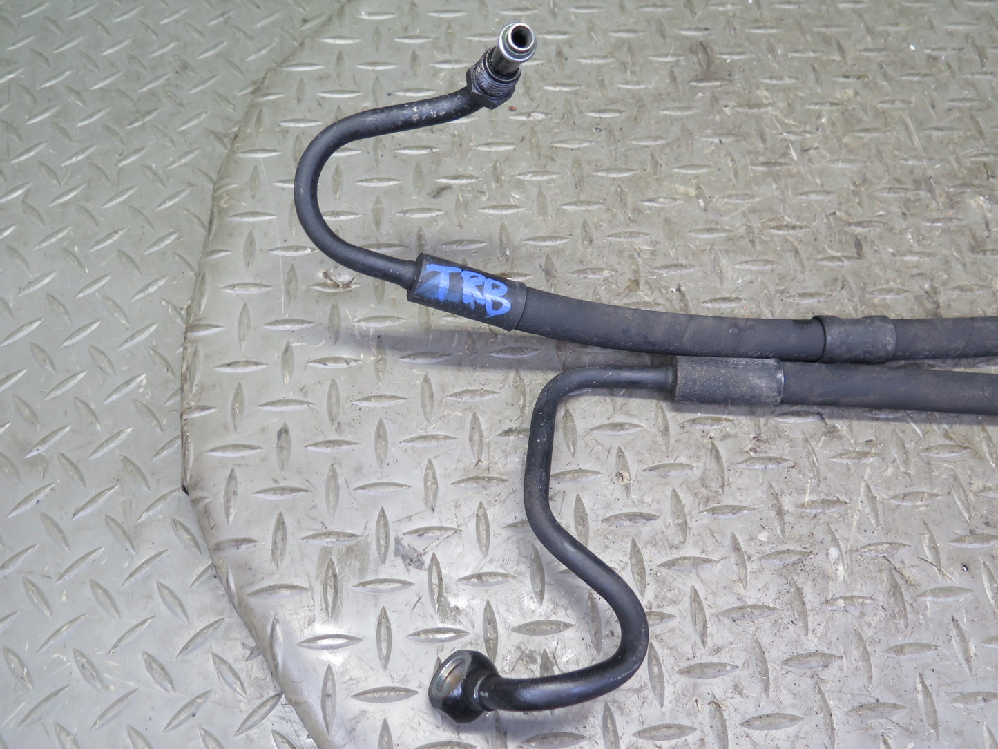 2001 BMW E46 330ci Set of 2 Power Steering Hose Pipe Line OEM