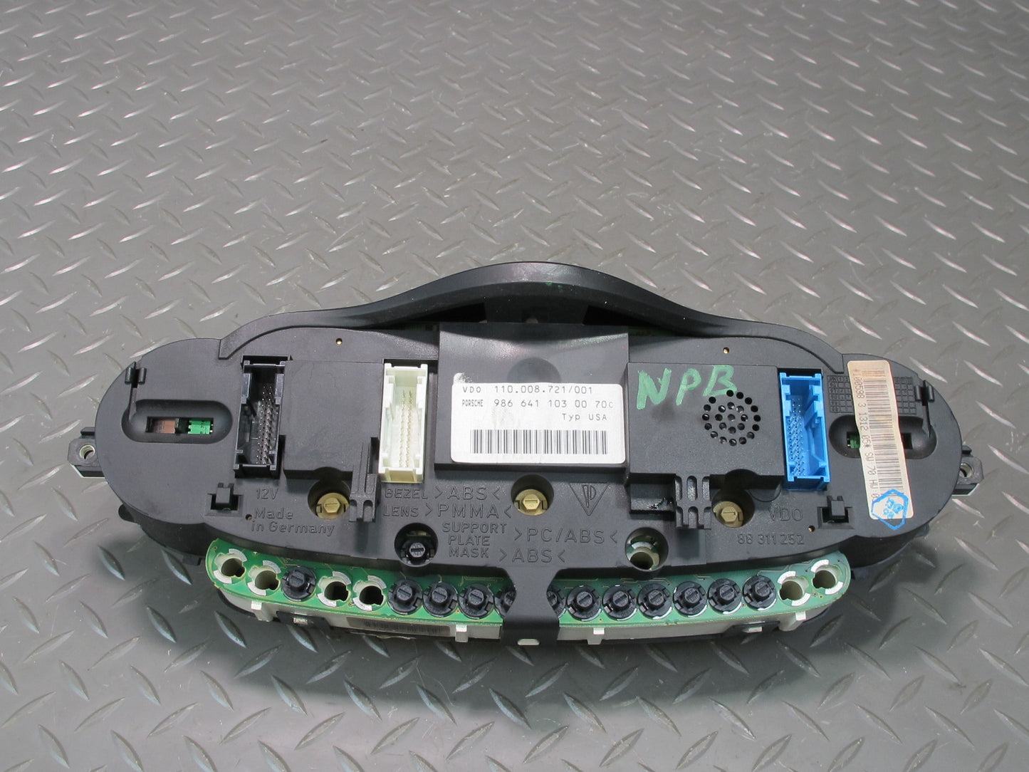 97-99 Porsche Boxster 986 M/T Instrument Cluster Gauge Speedometer 98664110300