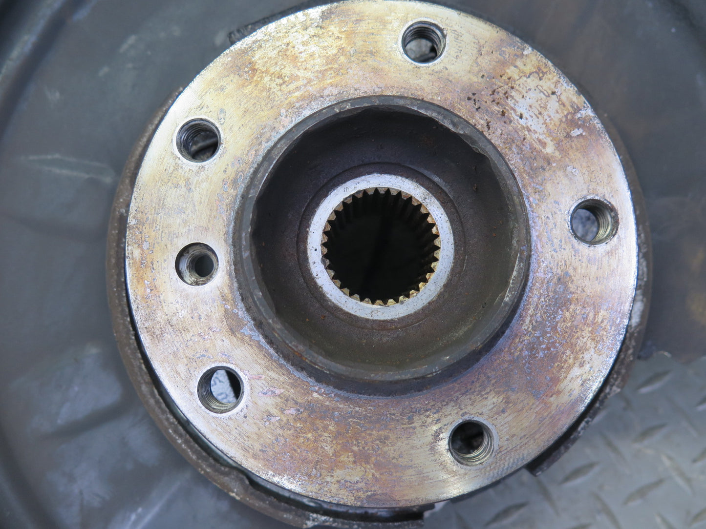 01-06 BMW E46 330ci RWD Rear Right Knuckle Wheel Hub Trailing Arm 77K Miles OEM