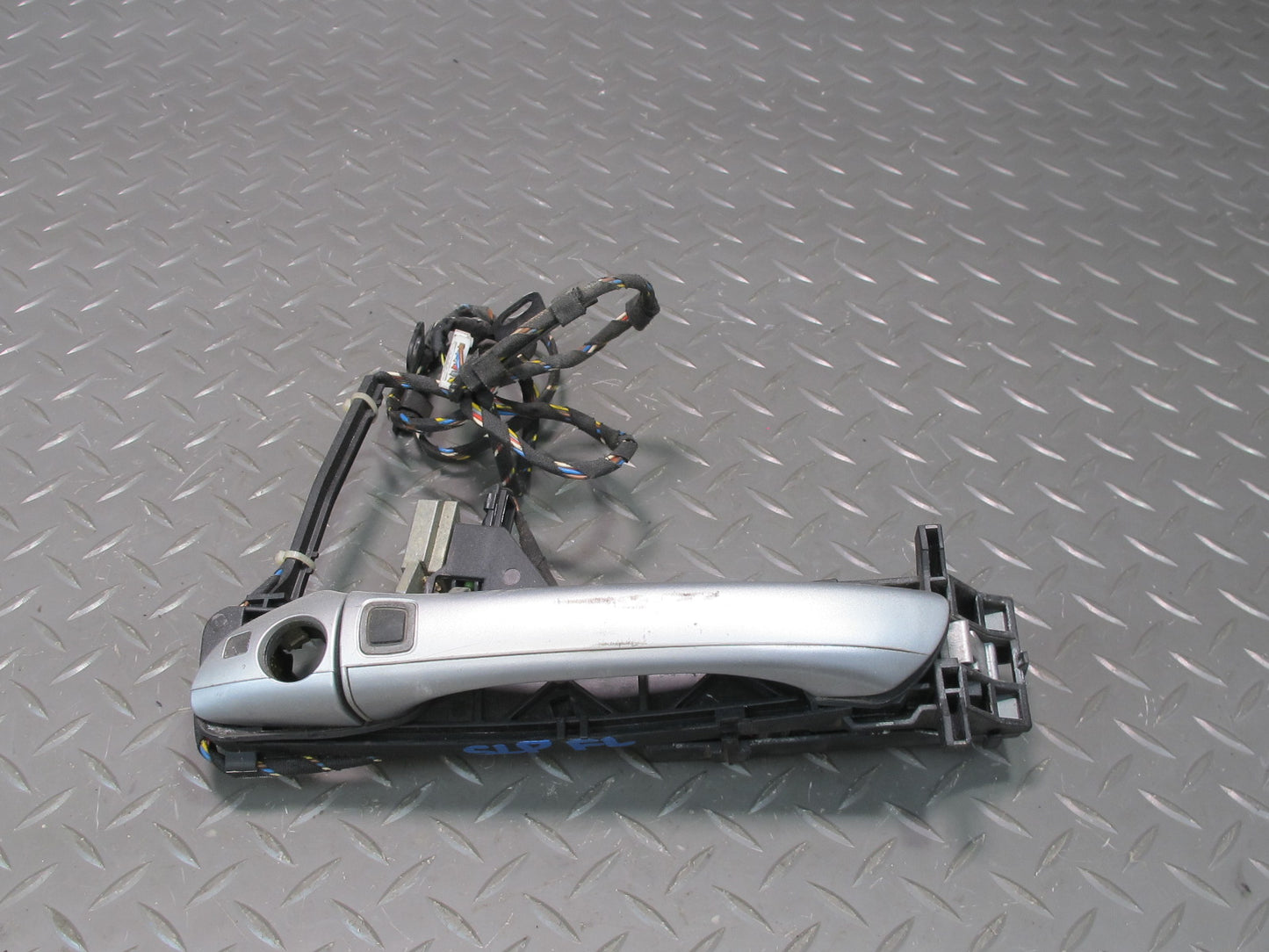 03-06 Mercedes R230 SL500 Front Left Door Exterior Handle Keyless GO Silver OEM