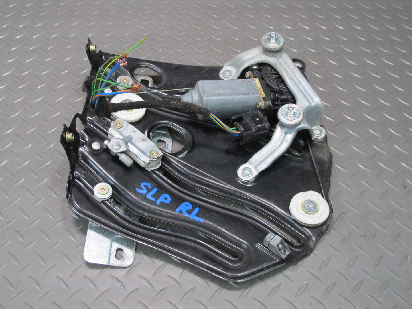 03-12 Mercedes R230 Sl-class Rear Left Window Regulator w Motor 2306700103 OEM