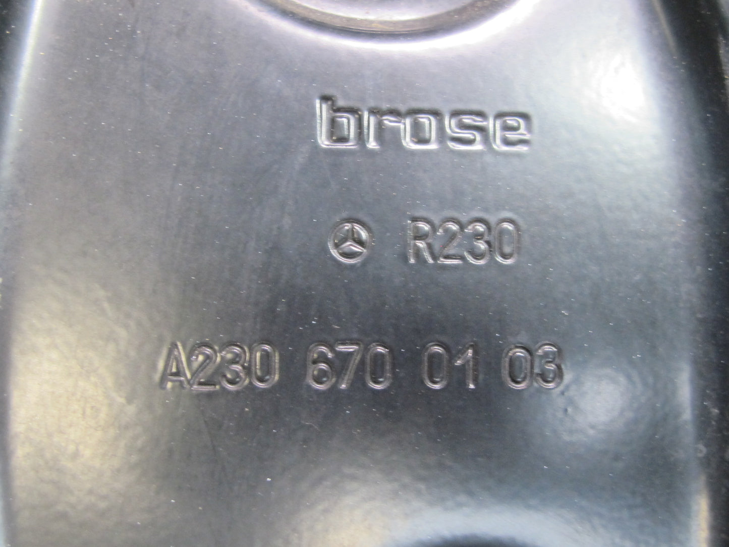 03-12 Mercedes R230 Sl-class Rear Left Window Regulator w Motor 2306700103 OEM