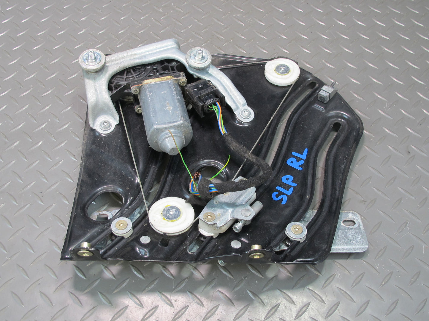 03-12 Mercedes R230 Sl-class Rear Left Window Regulator w Motor 2306700103 OEM