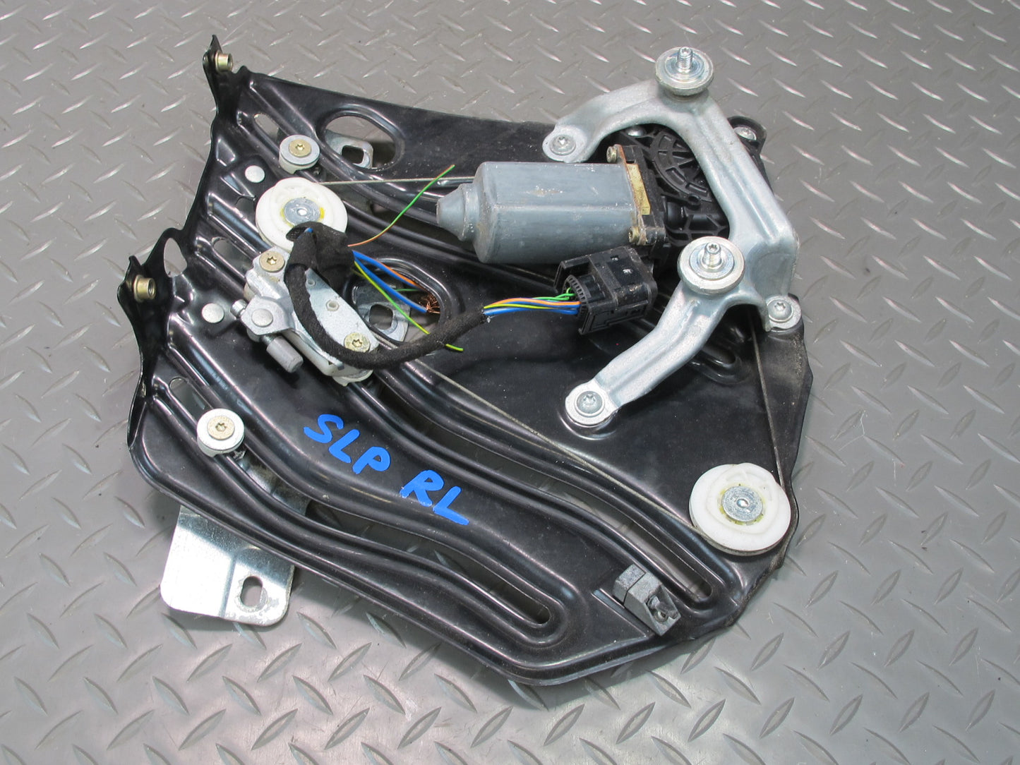 03-12 Mercedes R230 Sl-class Rear Left Window Regulator w Motor 2306700103 OEM