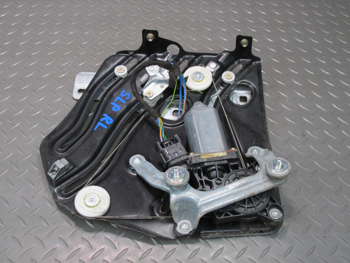 03-12 Mercedes R230 Sl-class Rear Left Window Regulator w Motor 2306700103 OEM