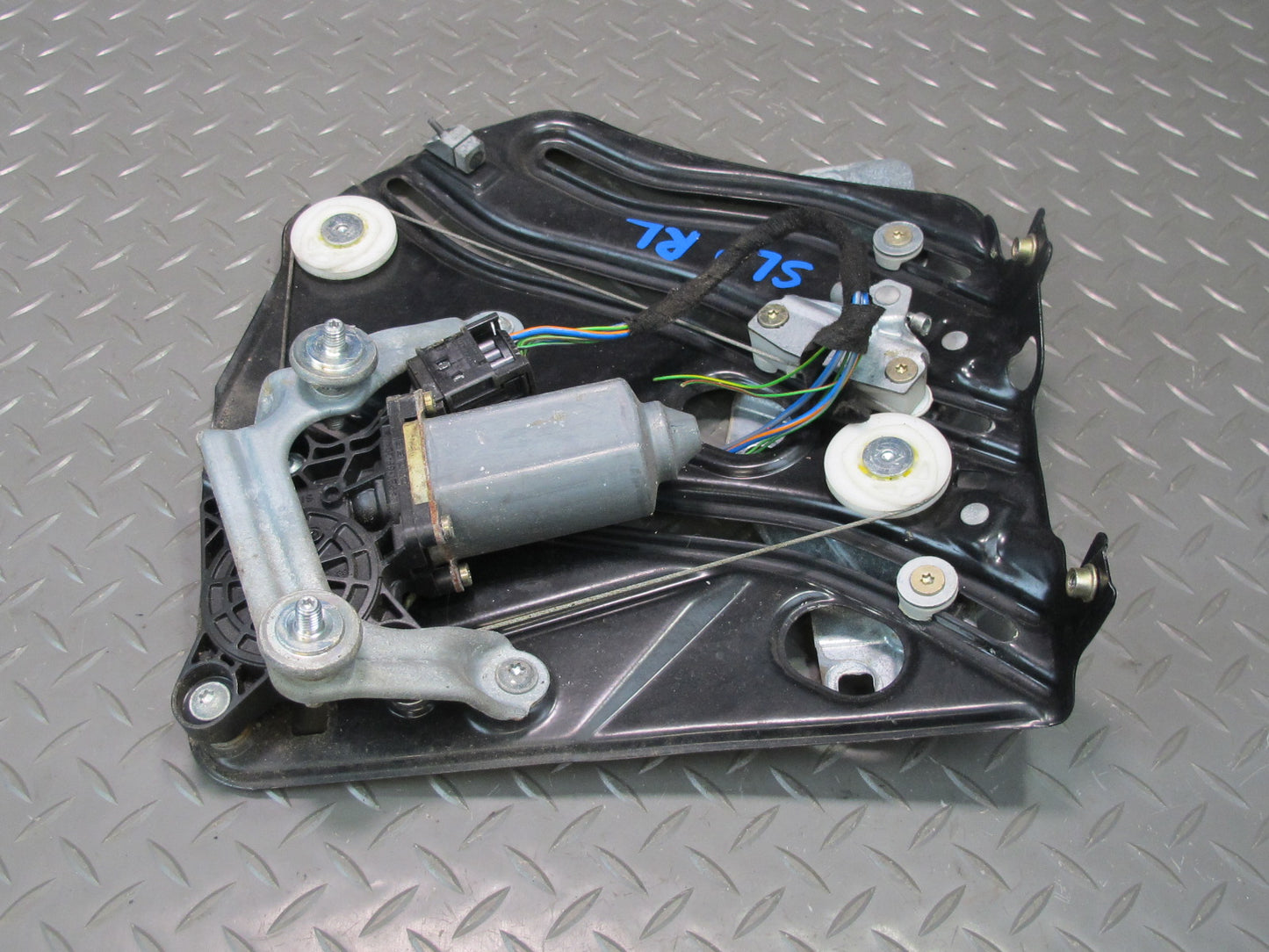 03-12 Mercedes R230 Sl-class Rear Left Window Regulator w Motor 2306700103 OEM