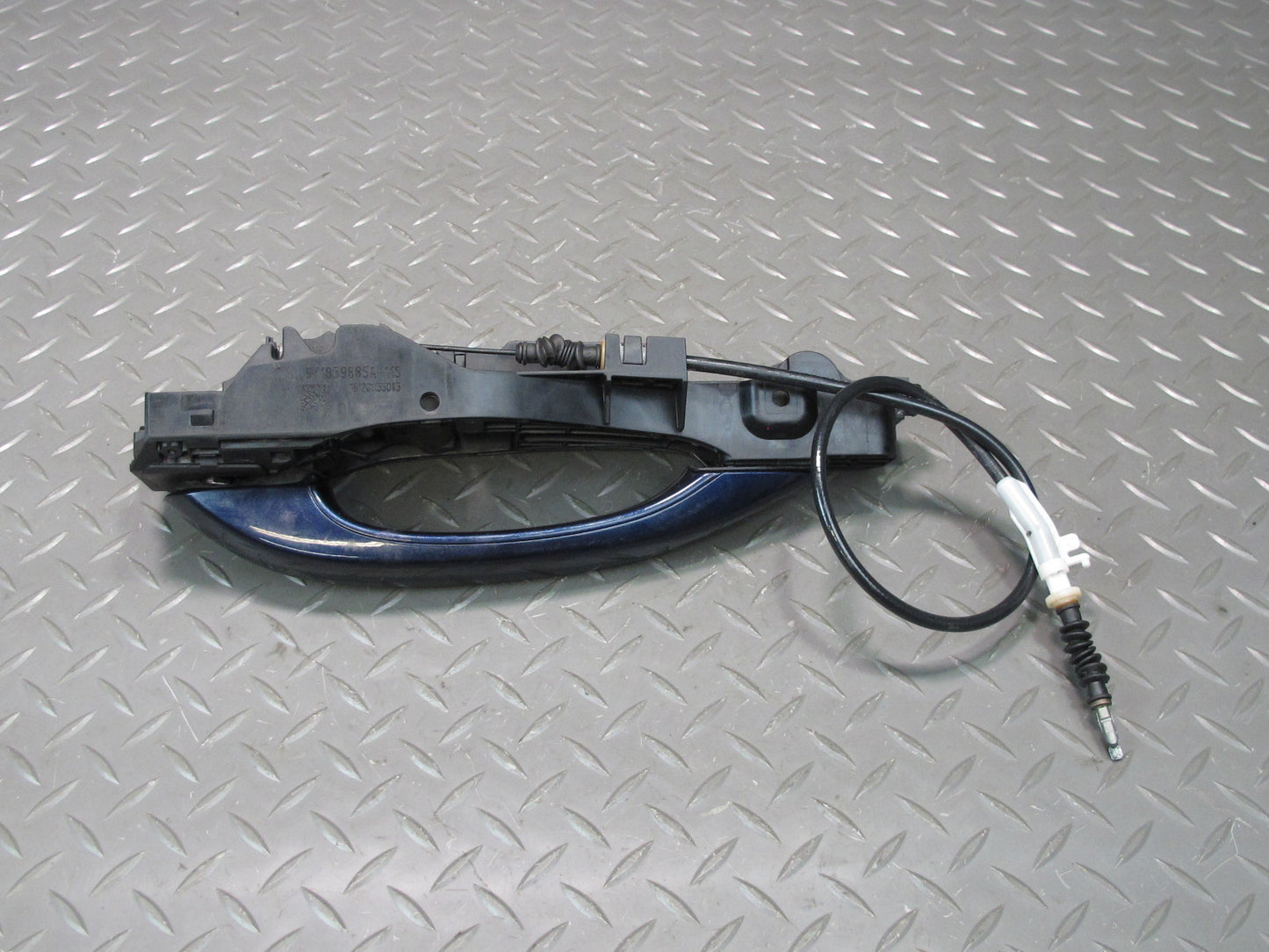 17-23 Porsche Panamera 971 Rear Left Door Exterior Handle w Keyless GO