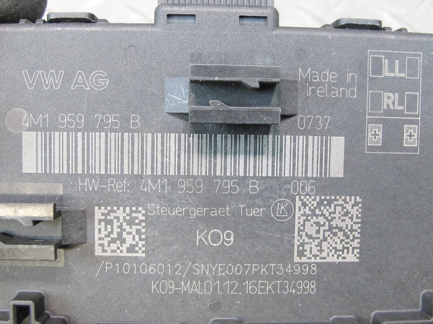 17-23 Porsche Panamera 971 Rear Left & Right Door Control Module 4M1959795B