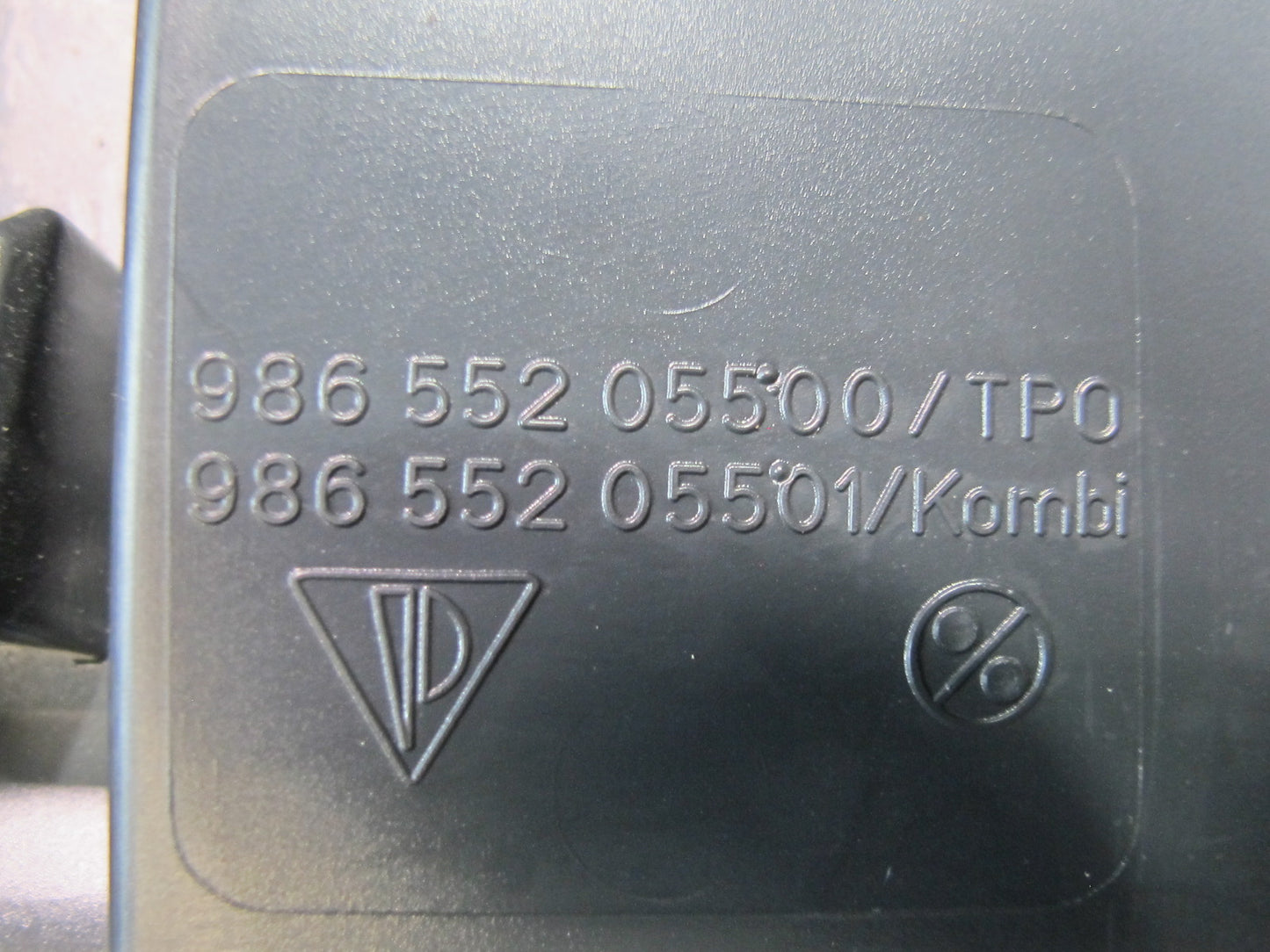 1997-1999 Porsche Boxster 986 Dash Instrument Cluster Speedometer Trim Cover