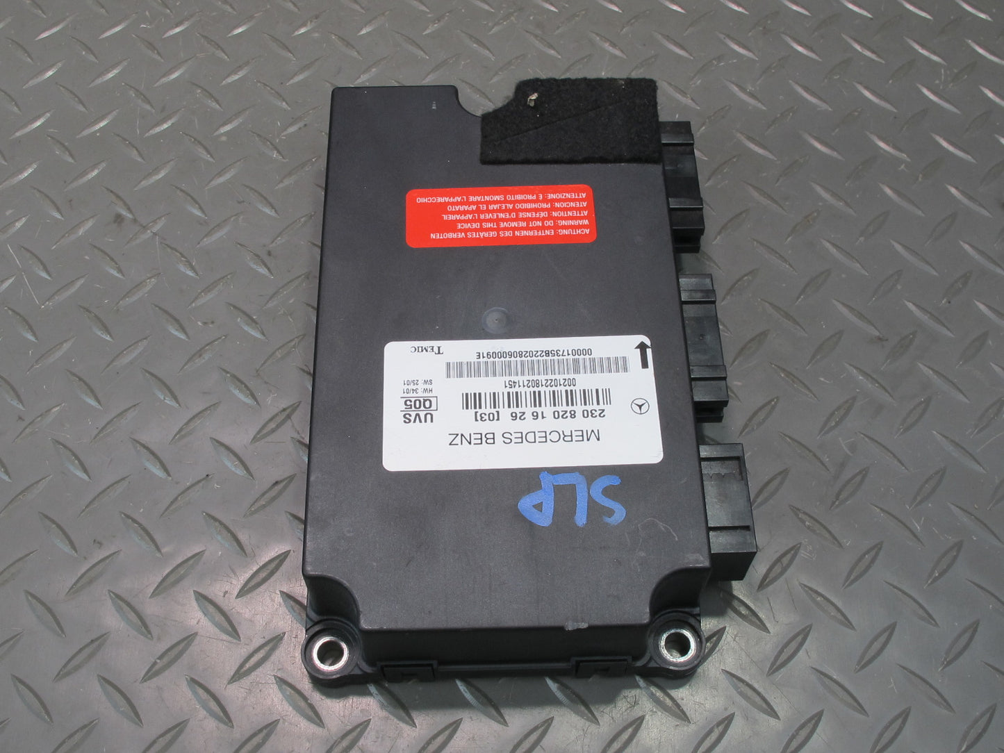 03-08 Mercedes R230 Sl-class Convertible TOP Roof Control Module 2308201626 OEM