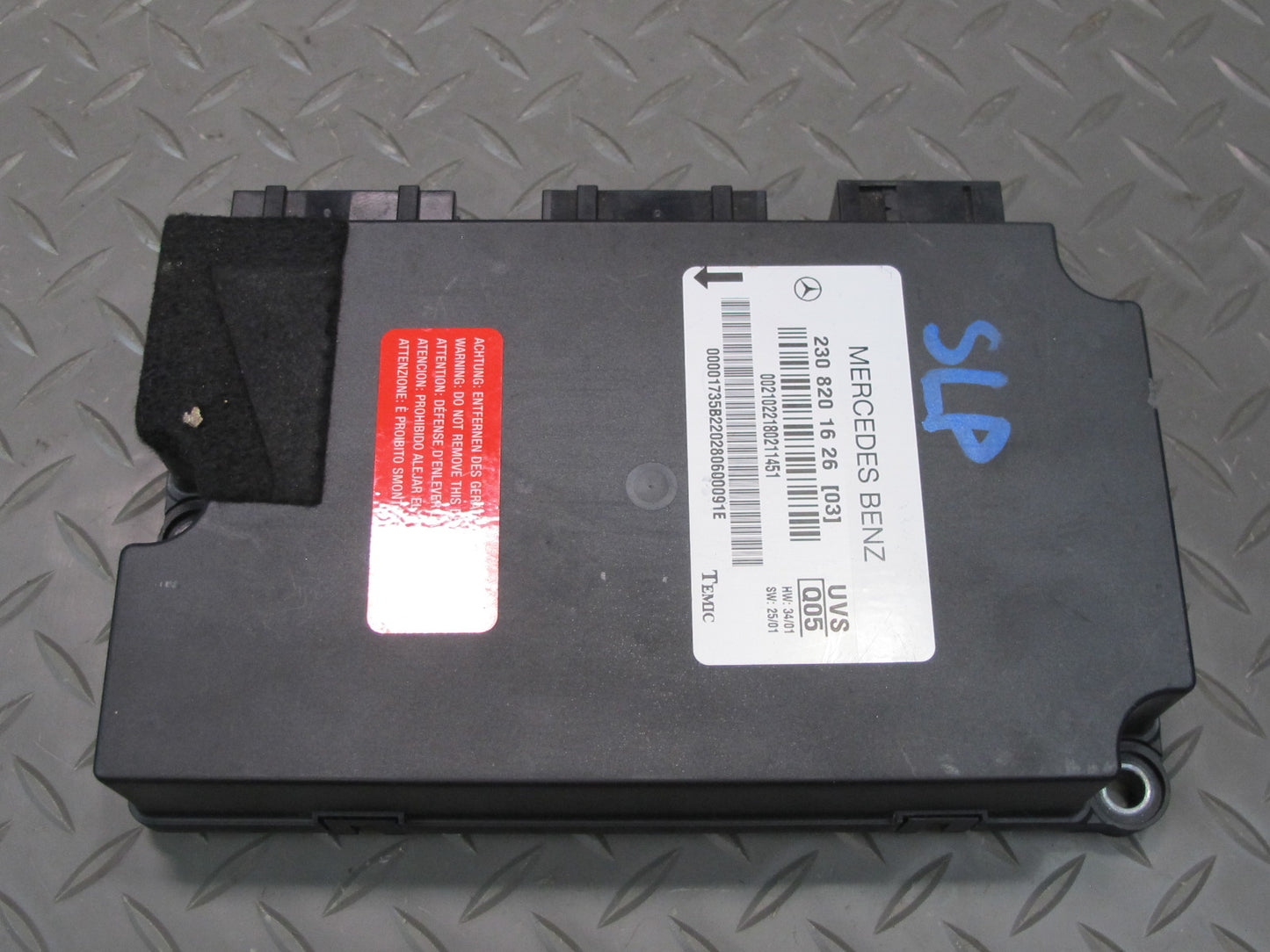 03-08 Mercedes R230 Sl-class Convertible TOP Roof Control Module 2308201626 OEM