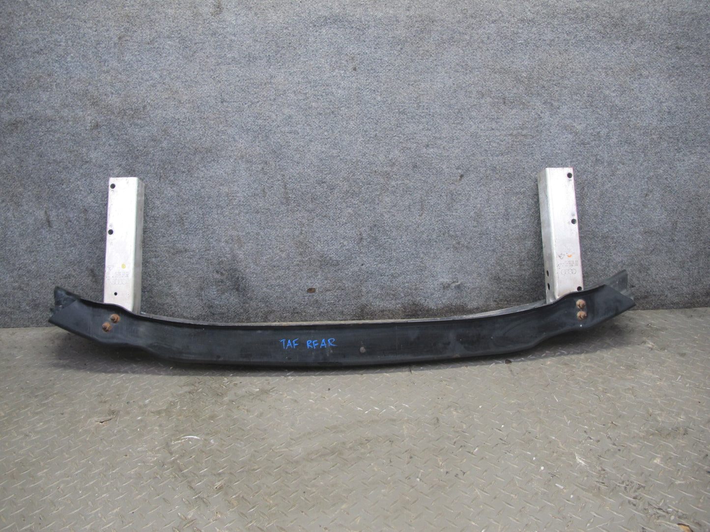 10-16 Audi B8 A4 S4 Rear Bumper Reinforcement Impact Bar w Absorbers OEM