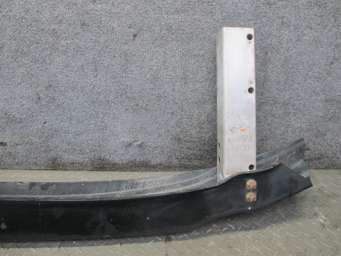 10-16 Audi B8 A4 S4 Rear Bumper Reinforcement Impact Bar w Absorbers OEM