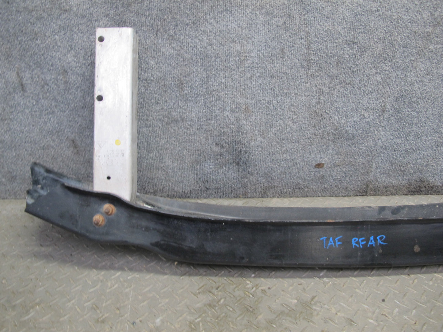 10-16 Audi B8 A4 S4 Rear Bumper Reinforcement Impact Bar w Absorbers OEM