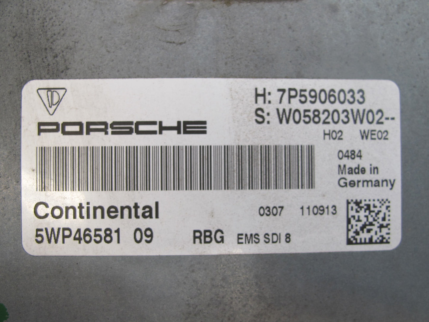 2014 Porsche Cayenne 958 4.8L W/o Turbo ECU Module Ignition Door Lock KEY Set