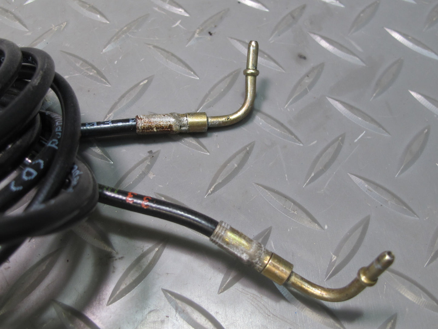 03-12 Mercedes R230 SL500 Rear Right & Left Trunk Lock Frame Cylinder Set OEM