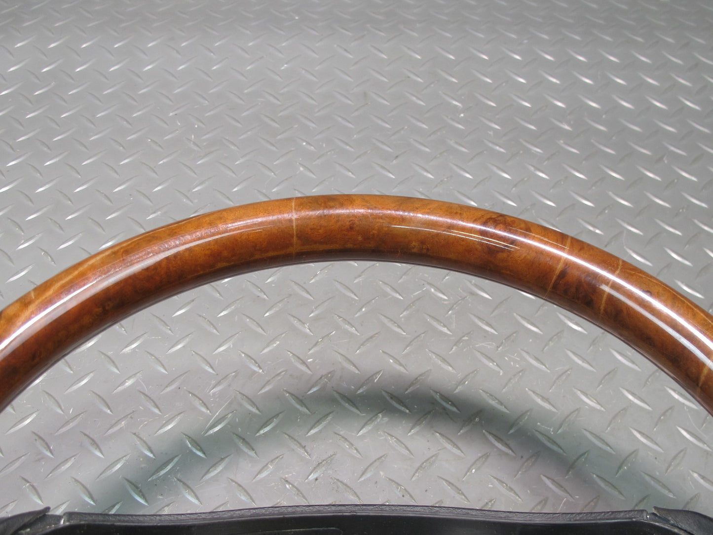 03-08 Mercedes R230 SL500R Leather Wood Steering Black OEM