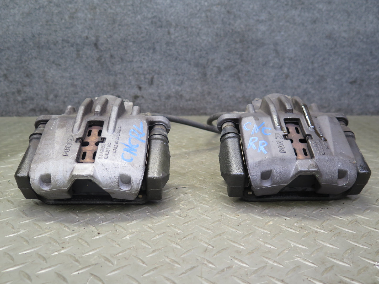 97-04 Chevrolet Corvette C5 Coupe Convert Set of 2 Rear Brake Caliper PBR OEM