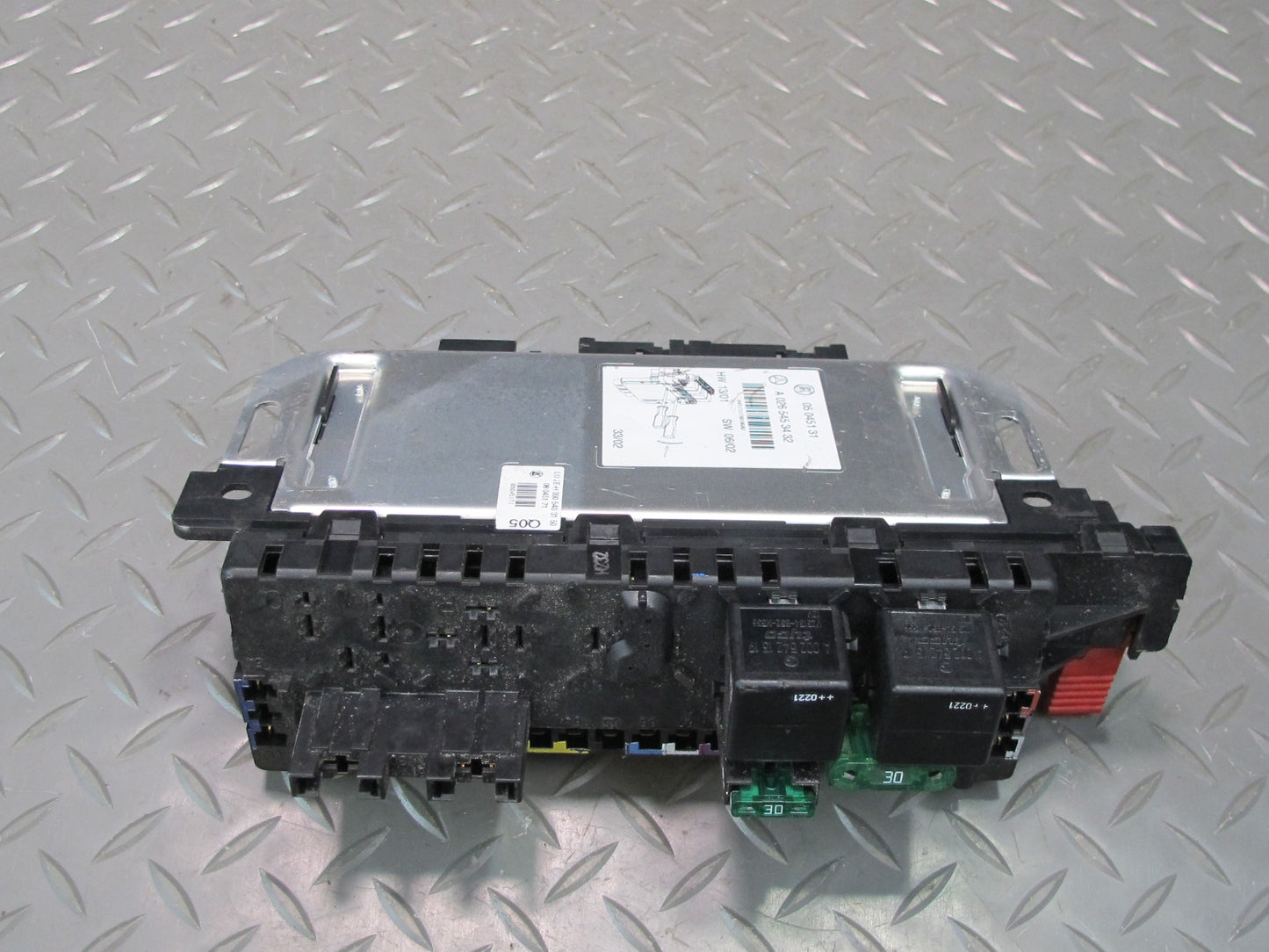 03-08 Mercedes R230 Rear SAM Fuse Relay Box Module 0265453432 OEM