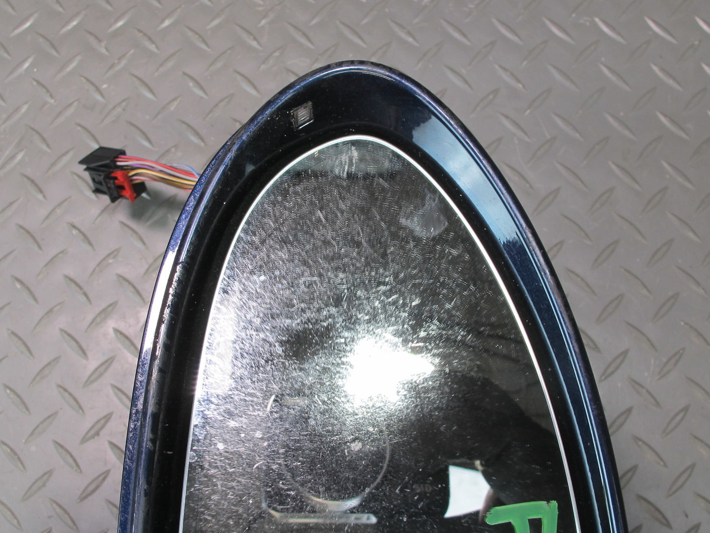 17-23 Porsche Panamera 971 Front Left Exterior Side View Mirror w Blind Spot