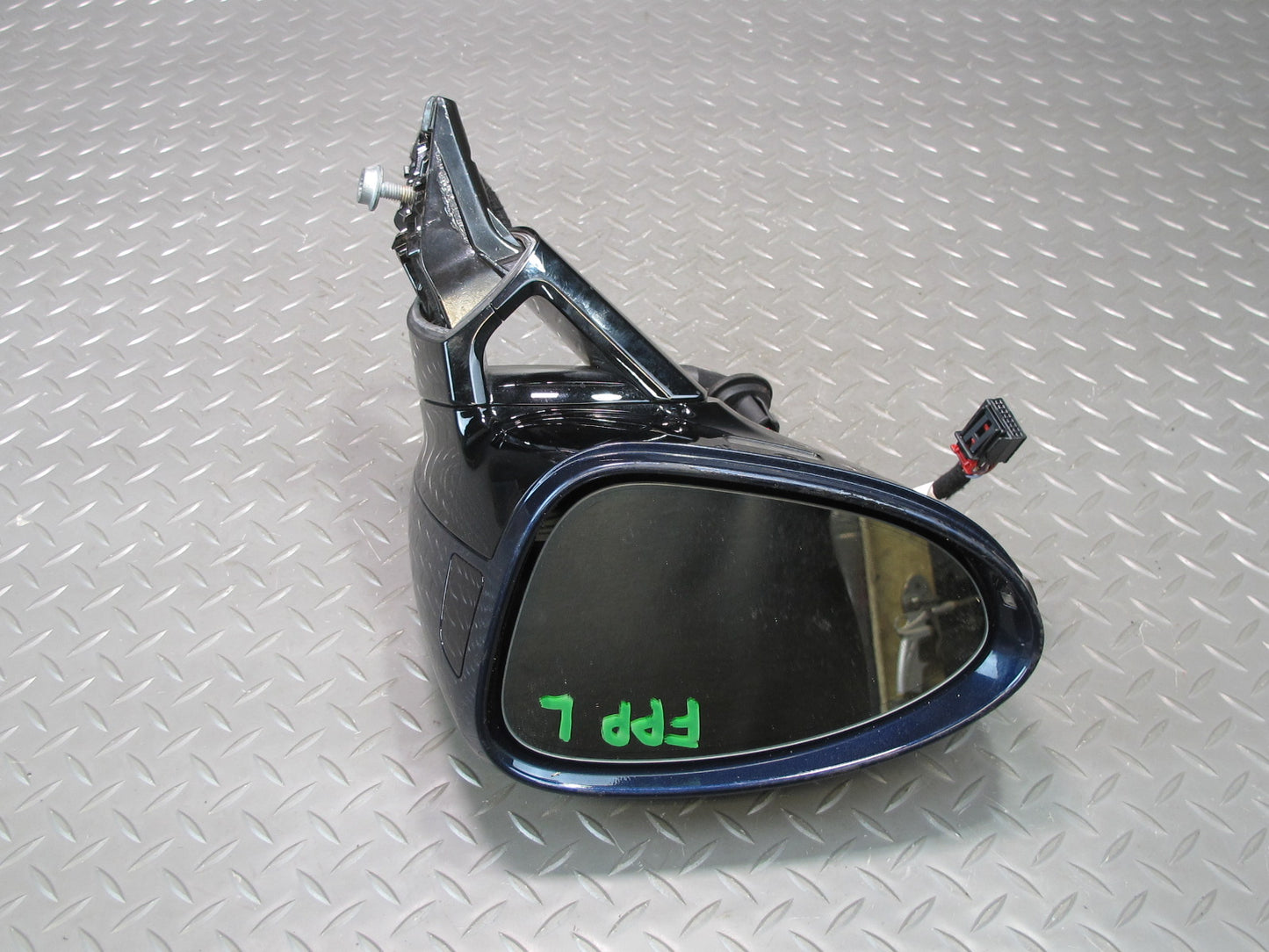 17-23 Porsche Panamera 971 Front Left Exterior Side View Mirror w Blind Spot