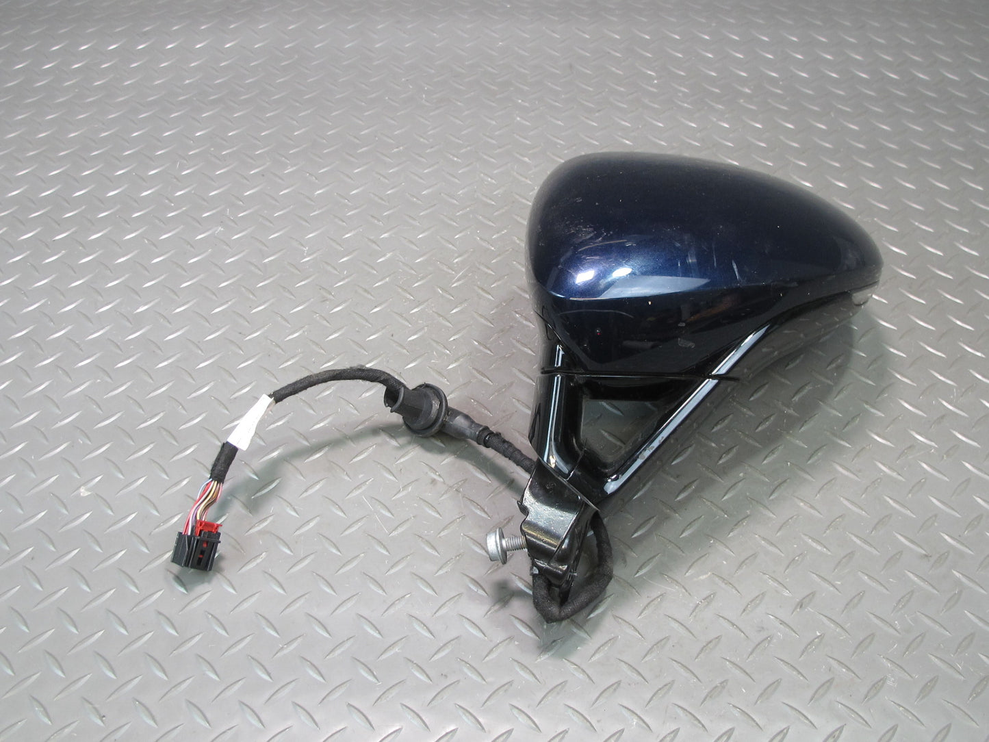 17-23 Porsche Panamera 971 Front Left Exterior Side View Mirror w Blind Spot