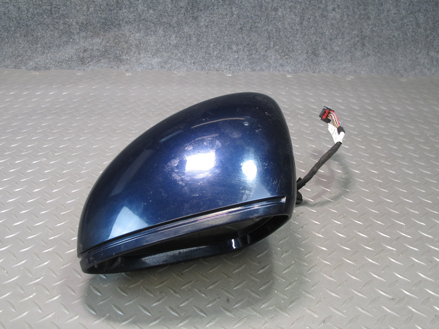 17-23 Porsche Panamera 971 Front Left Exterior Side View Mirror w Blind Spot