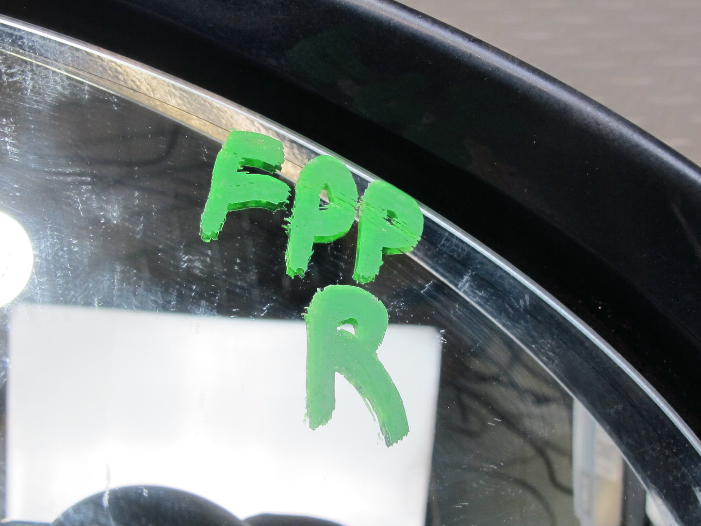 17-23 Porsche Panamera 971 Right Exterior Side View Mirror w Blind Spot Damaged