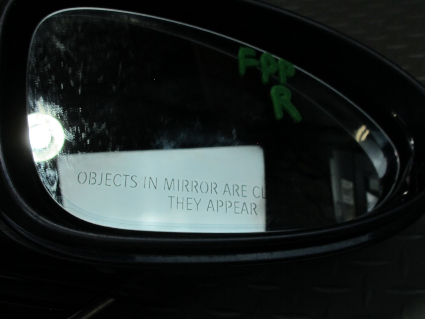 17-23 Porsche Panamera 971 Right Exterior Side View Mirror w Blind Spot Damaged