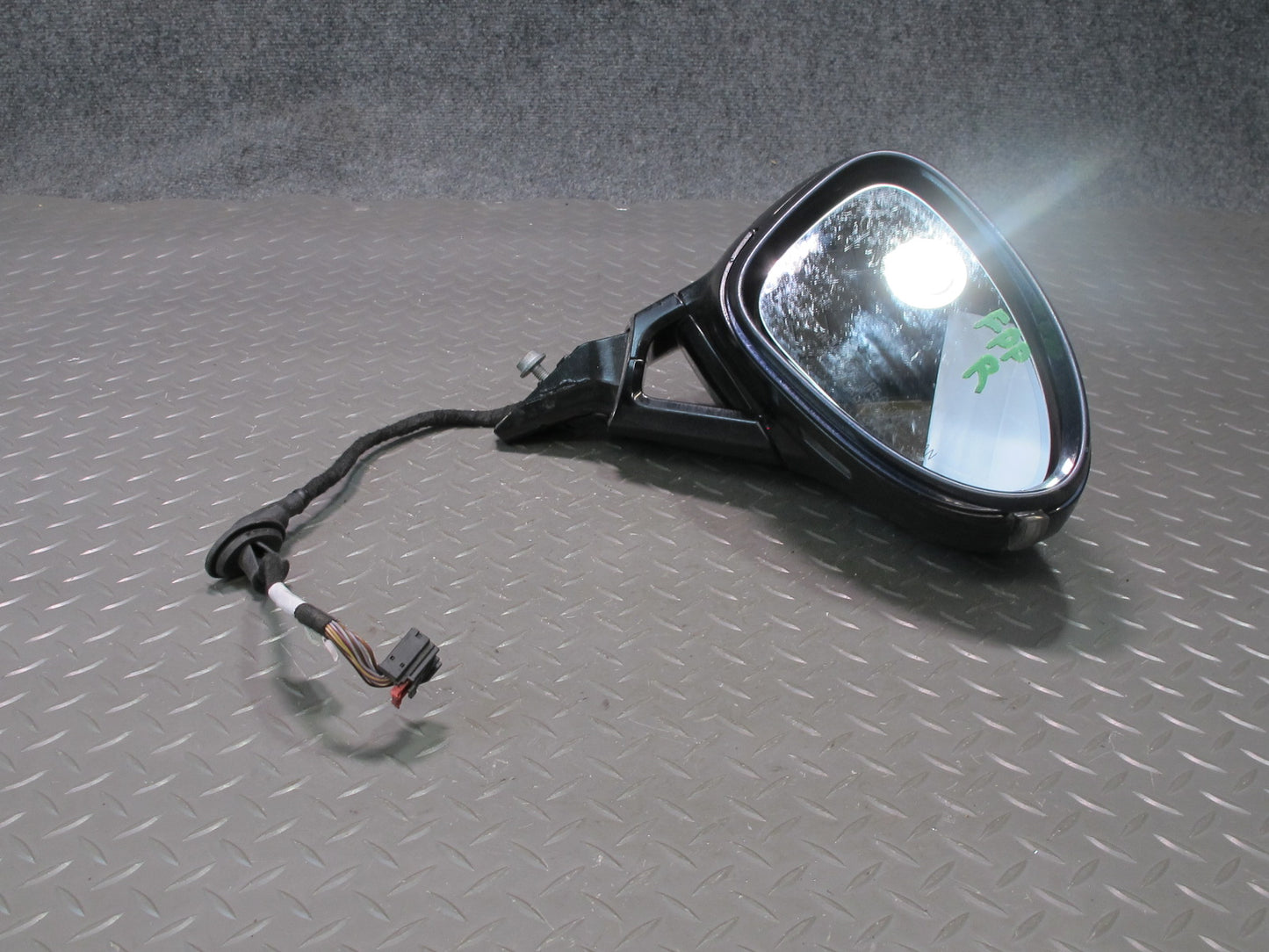 17-23 Porsche Panamera 971 Right Exterior Side View Mirror w Blind Spot Damaged