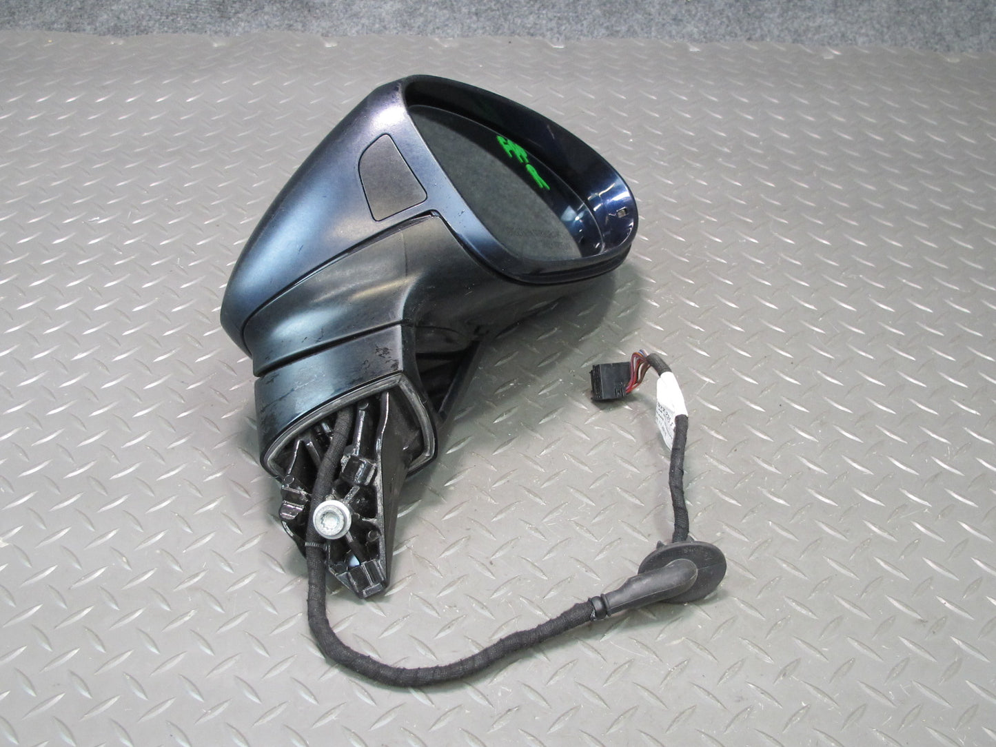 17-23 Porsche Panamera 971 Right Exterior Side View Mirror w Blind Spot Damaged