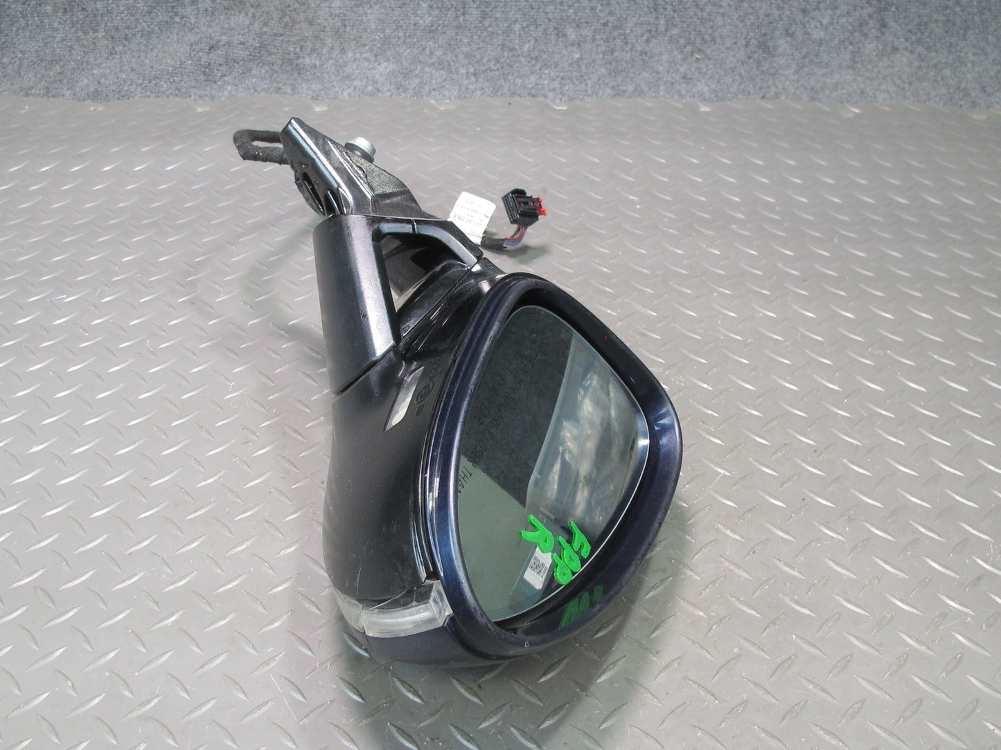 17-23 Porsche Panamera 971 Right Exterior Side View Mirror w Blind Spot Damaged